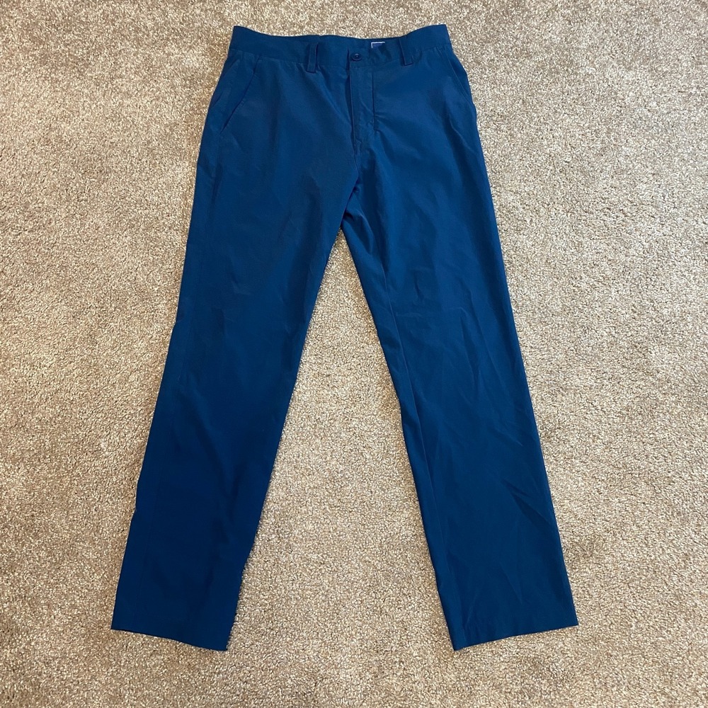 Vineyard Vines Breaker Pants Mens 30x30 Blue Straight Leg Chino Office Casual